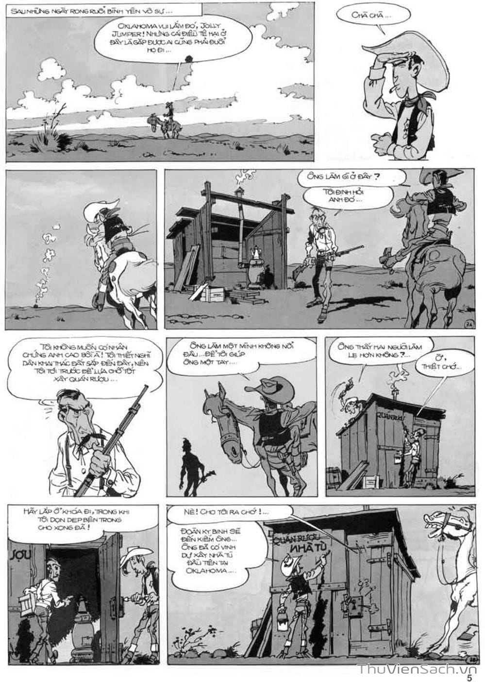 Truyện Tranh Cuộc Phiêu Lưu Kỳ Thú Của Lucky Luke trang 3