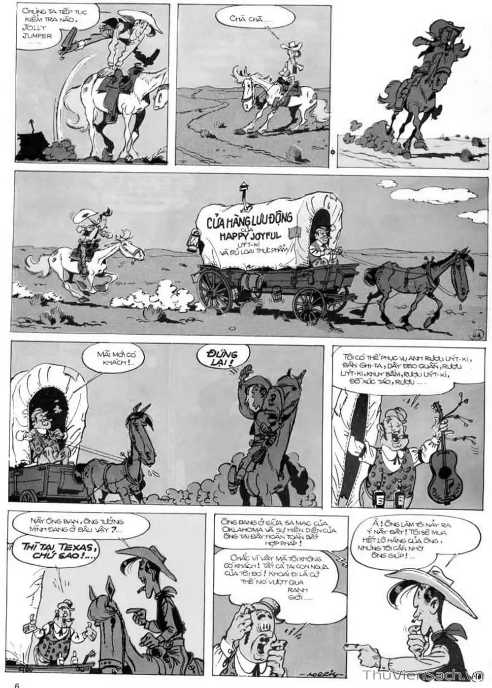 Truyện Tranh Cuộc Phiêu Lưu Kỳ Thú Của Lucky Luke trang 3