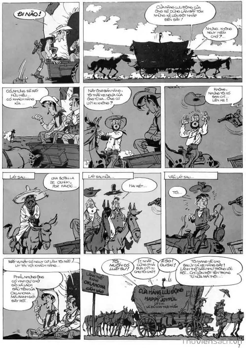Truyện Tranh Cuộc Phiêu Lưu Kỳ Thú Của Lucky Luke trang 3