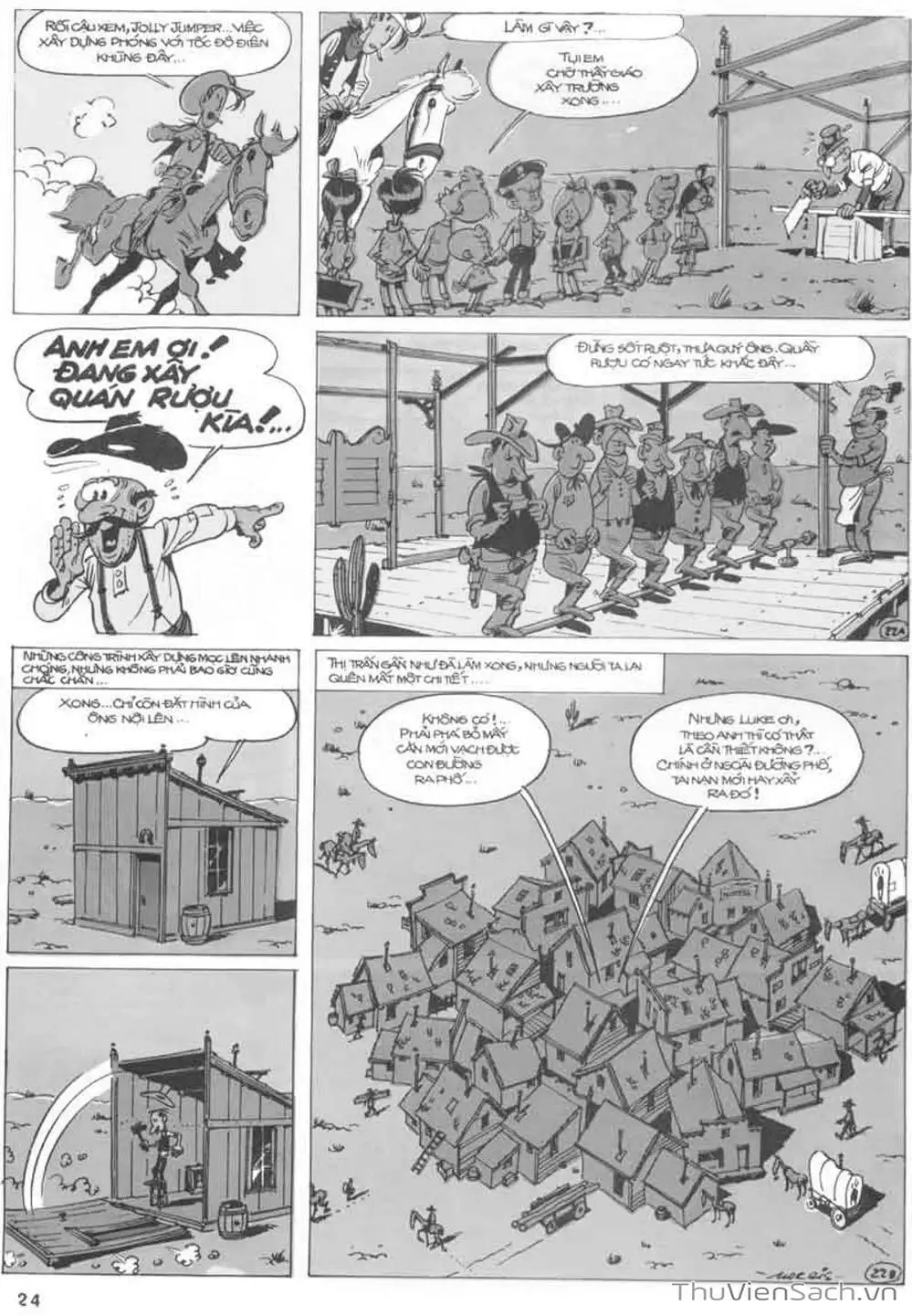Truyện Tranh Cuộc Phiêu Lưu Kỳ Thú Của Lucky Luke trang 3