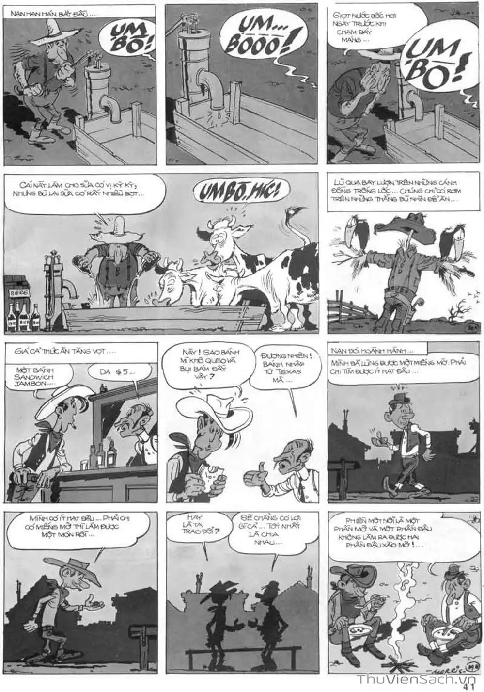 Truyện Tranh Cuộc Phiêu Lưu Kỳ Thú Của Lucky Luke trang 3