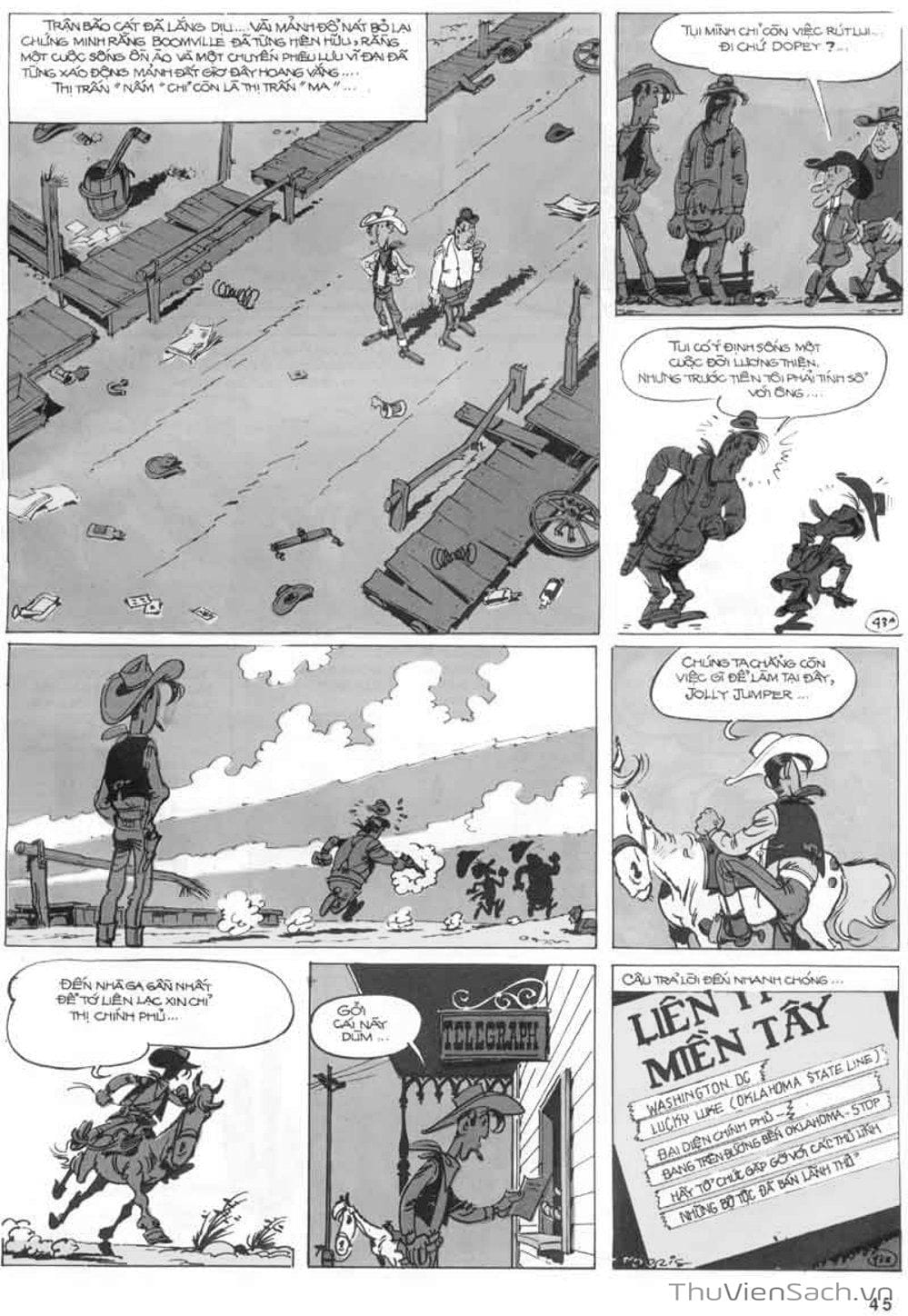 Truyện Tranh Cuộc Phiêu Lưu Kỳ Thú Của Lucky Luke trang 3