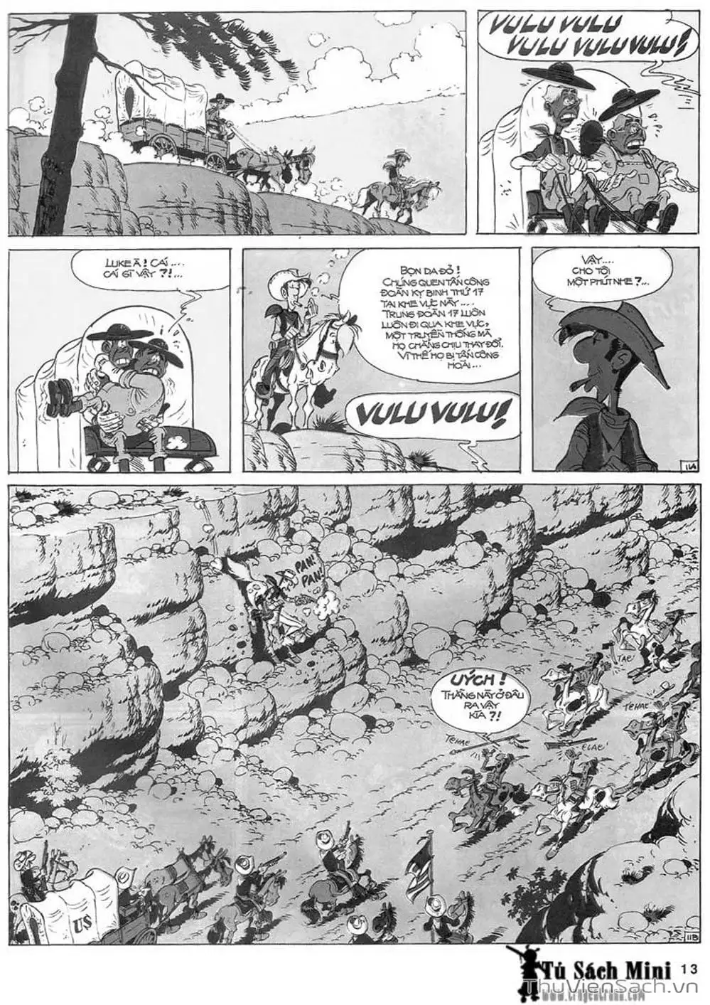 Truyện Tranh Cuộc Phiêu Lưu Kỳ Thú Của Lucky Luke trang 3