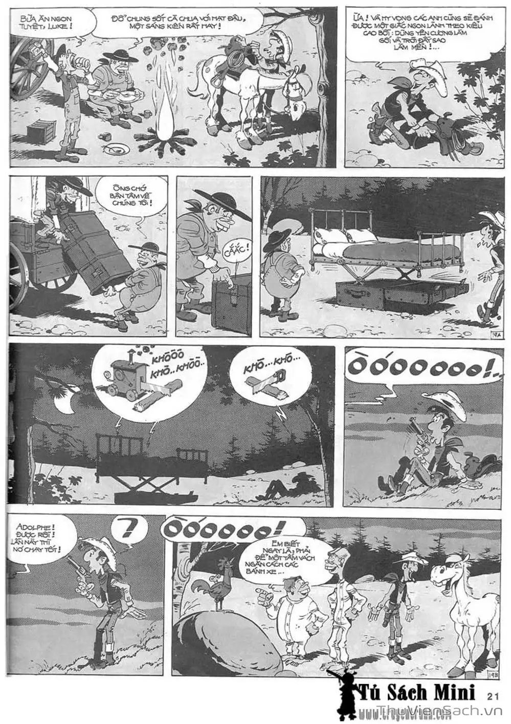 Truyện Tranh Cuộc Phiêu Lưu Kỳ Thú Của Lucky Luke trang 3