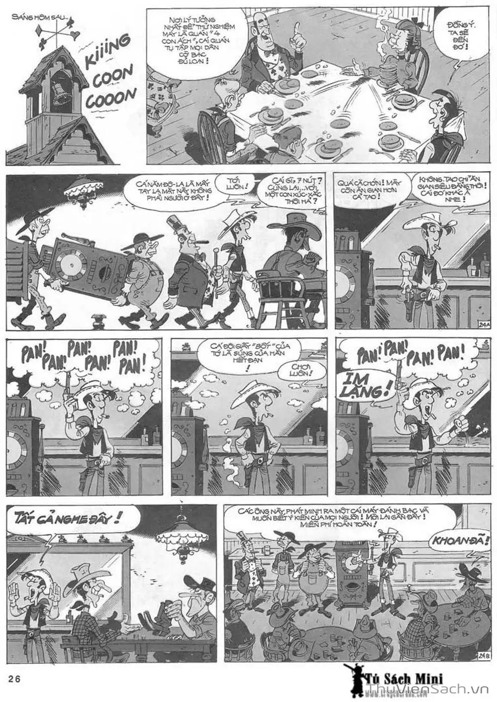 Truyện Tranh Cuộc Phiêu Lưu Kỳ Thú Của Lucky Luke trang 3