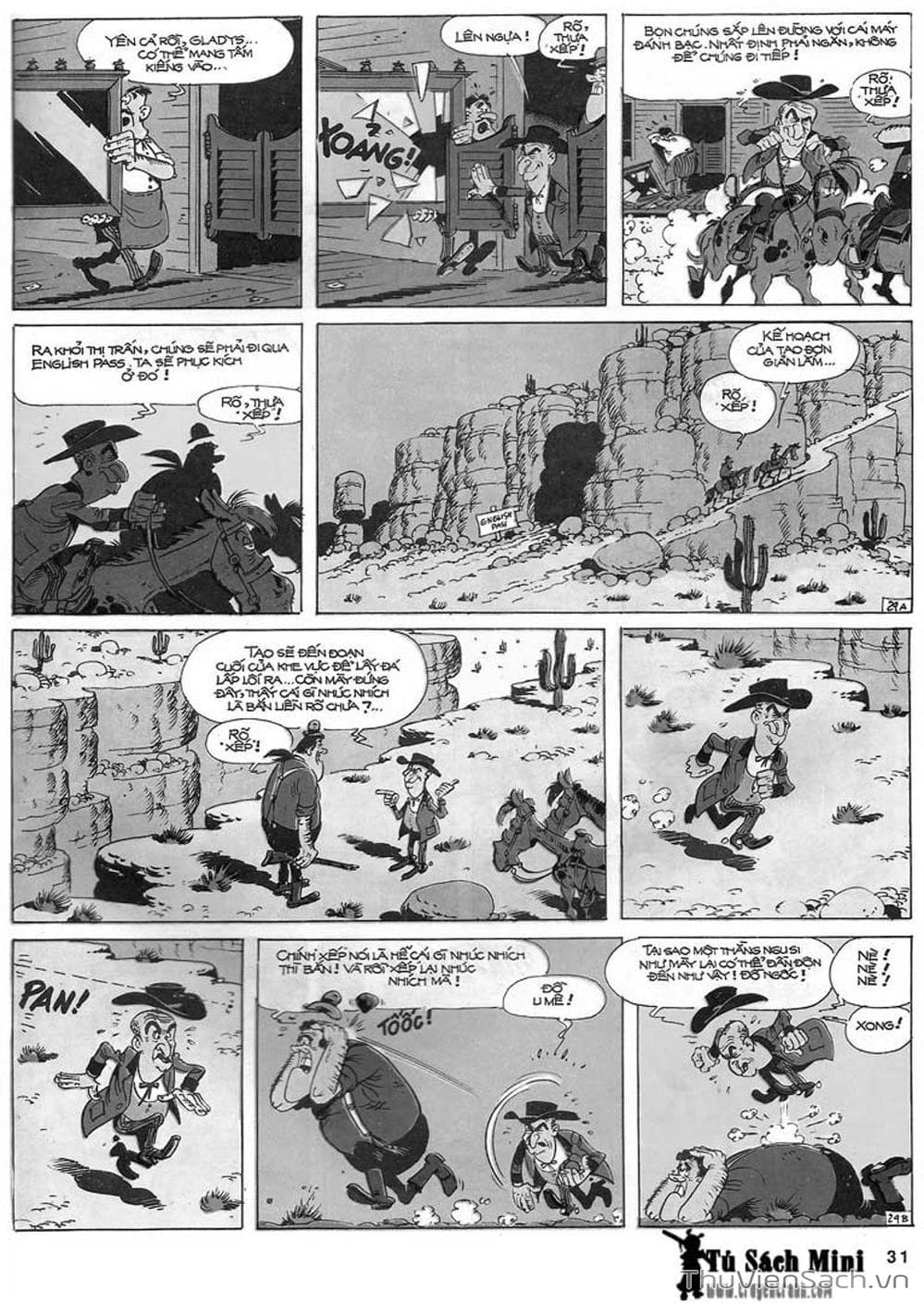 Truyện Tranh Cuộc Phiêu Lưu Kỳ Thú Của Lucky Luke trang 3