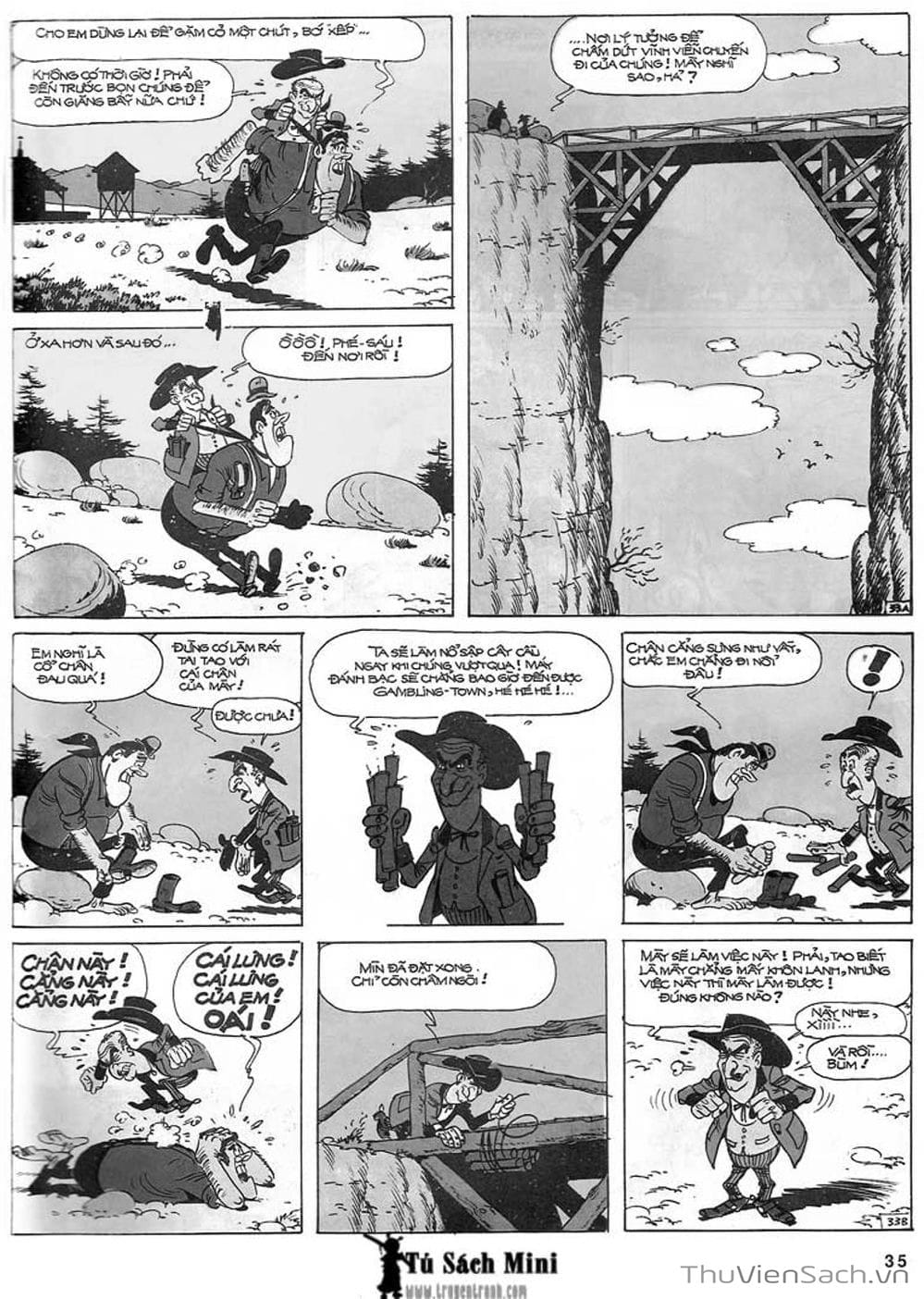 Truyện Tranh Cuộc Phiêu Lưu Kỳ Thú Của Lucky Luke trang 3