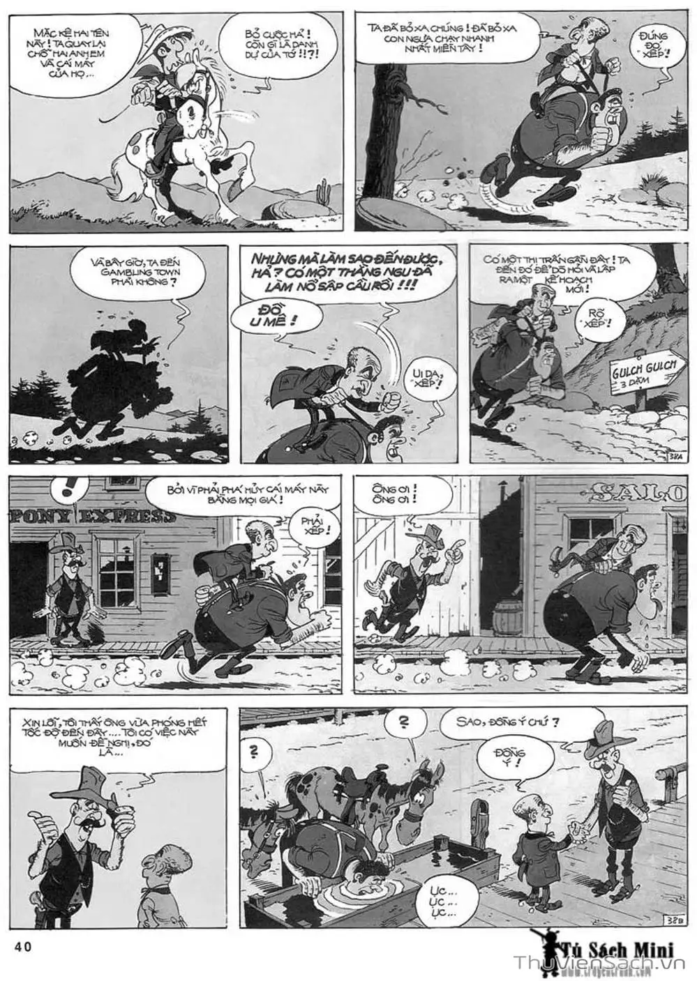 Truyện Tranh Cuộc Phiêu Lưu Kỳ Thú Của Lucky Luke trang 3