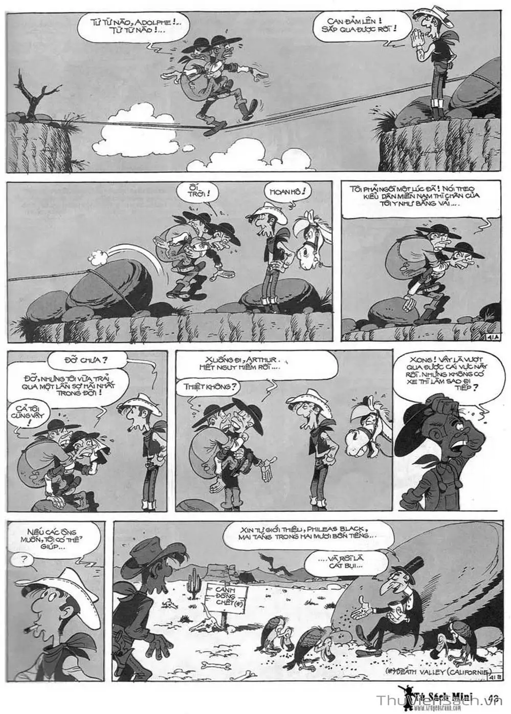 Truyện Tranh Cuộc Phiêu Lưu Kỳ Thú Của Lucky Luke trang 3