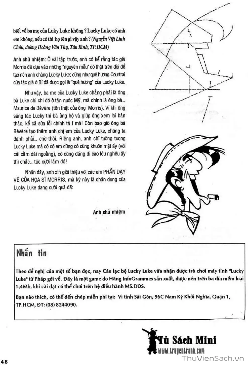 Truyện Tranh Cuộc Phiêu Lưu Kỳ Thú Của Lucky Luke trang 3