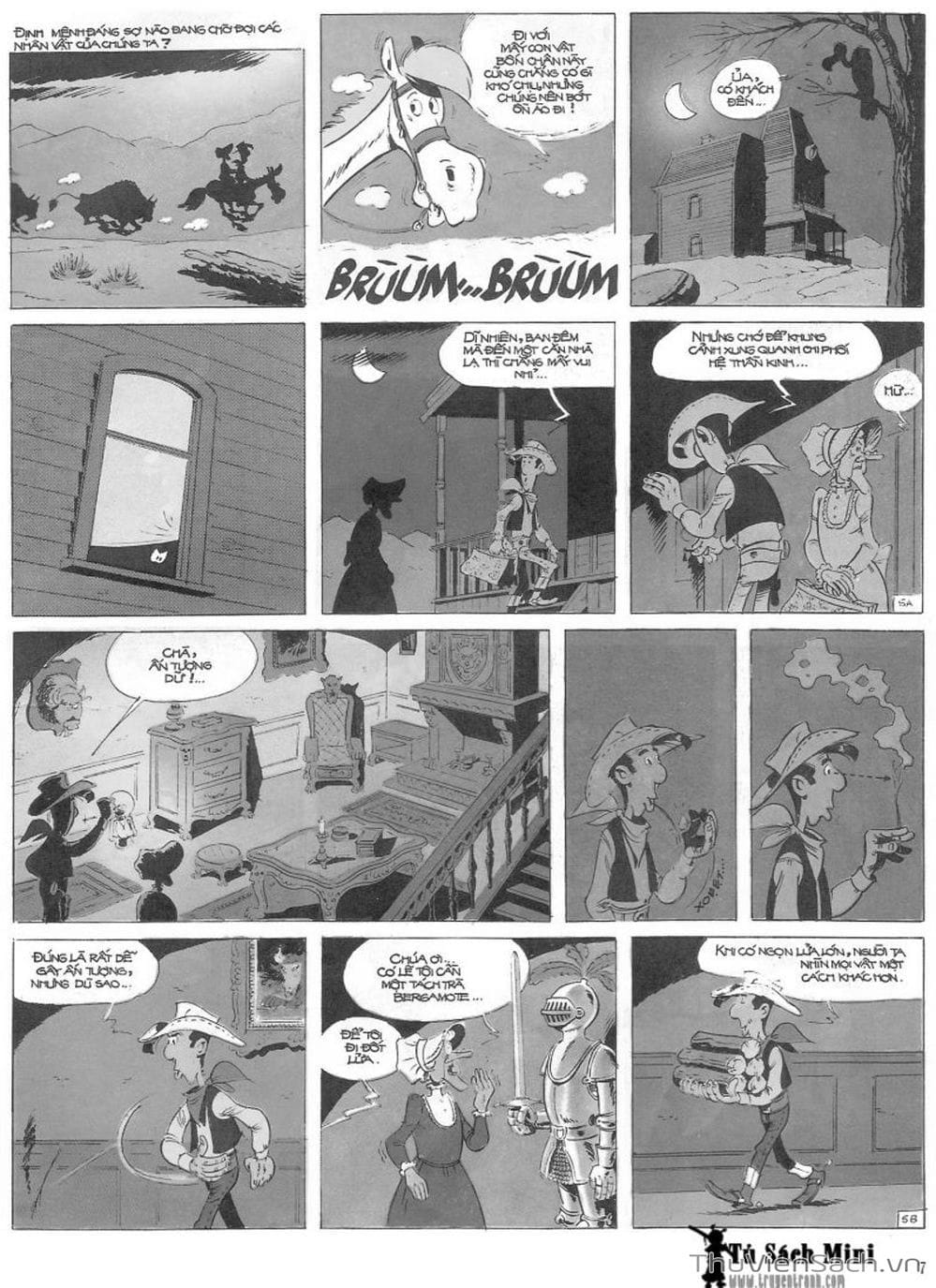 Truyện Tranh Cuộc Phiêu Lưu Kỳ Thú Của Lucky Luke trang 3