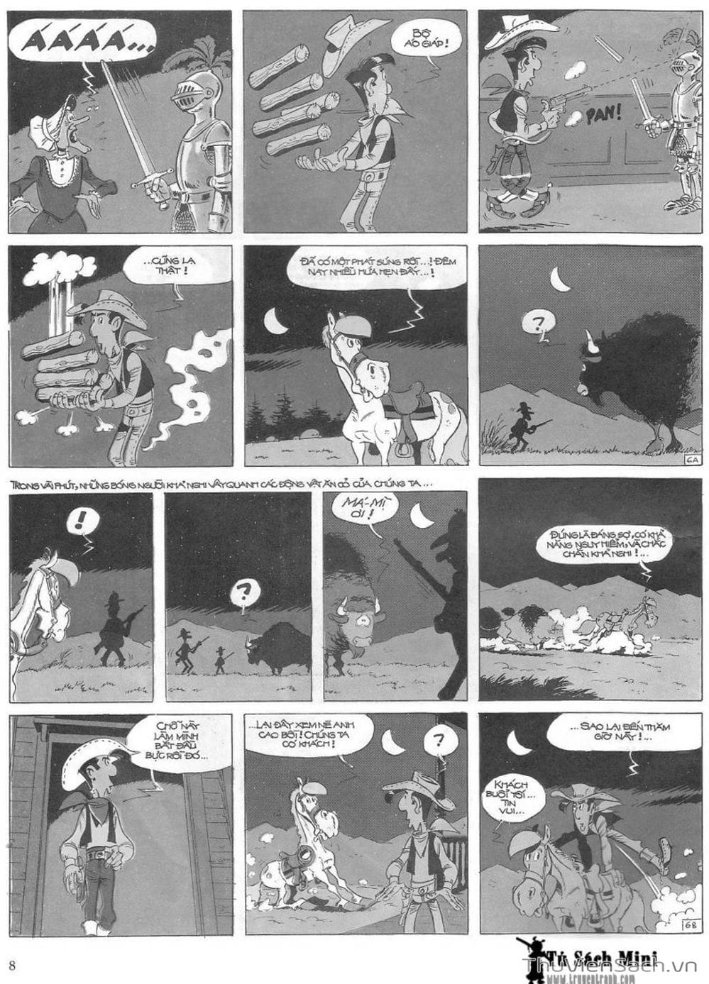 Truyện Tranh Cuộc Phiêu Lưu Kỳ Thú Của Lucky Luke trang 3