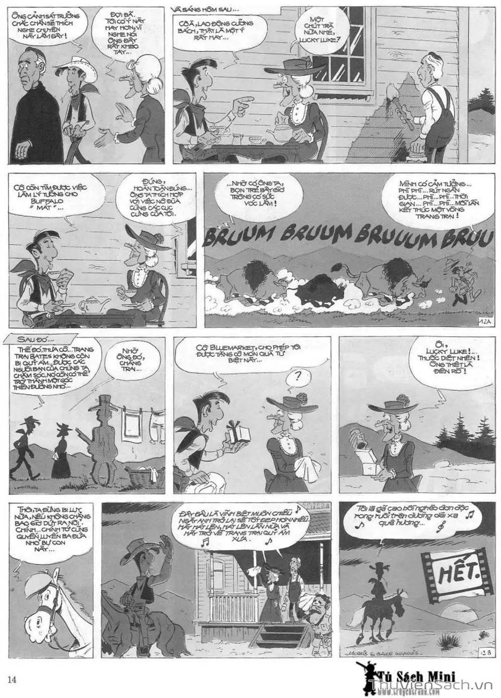 Truyện Tranh Cuộc Phiêu Lưu Kỳ Thú Của Lucky Luke trang 3