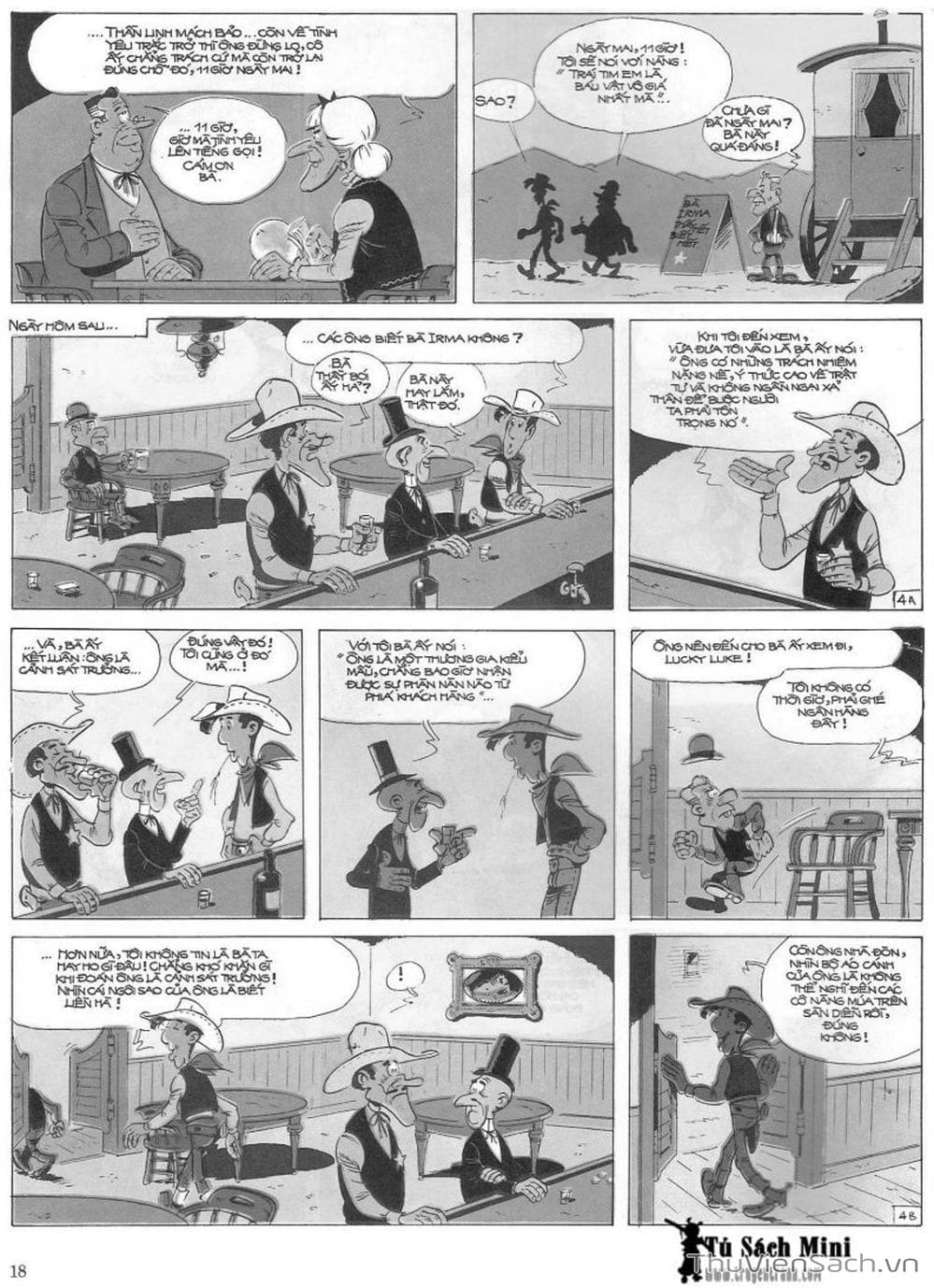 Truyện Tranh Cuộc Phiêu Lưu Kỳ Thú Của Lucky Luke trang 3
