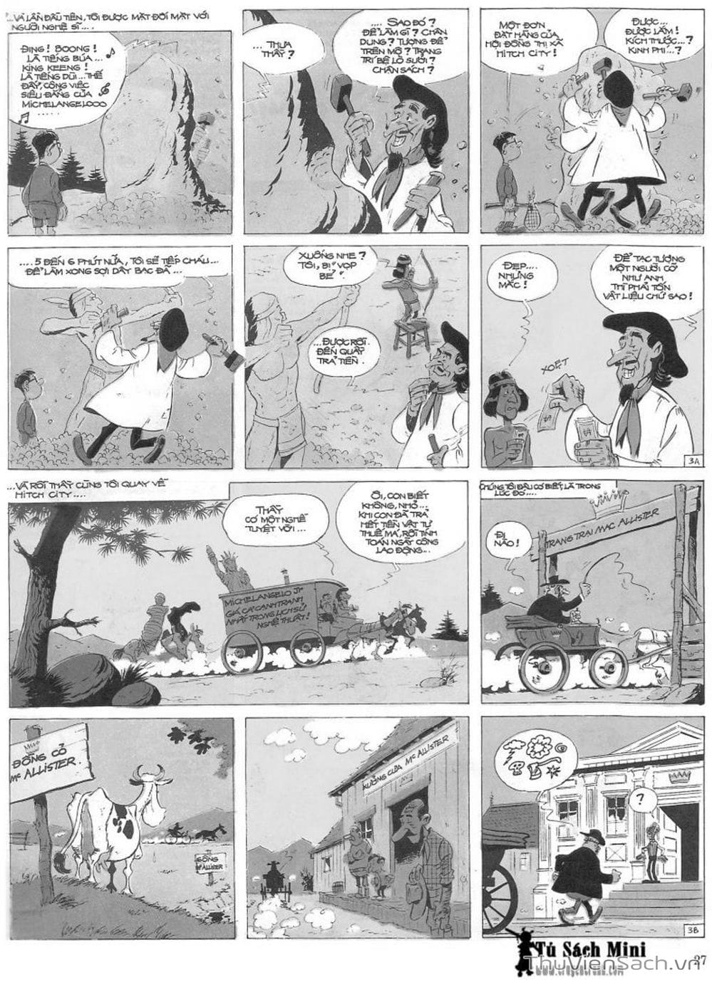 Truyện Tranh Cuộc Phiêu Lưu Kỳ Thú Của Lucky Luke trang 3