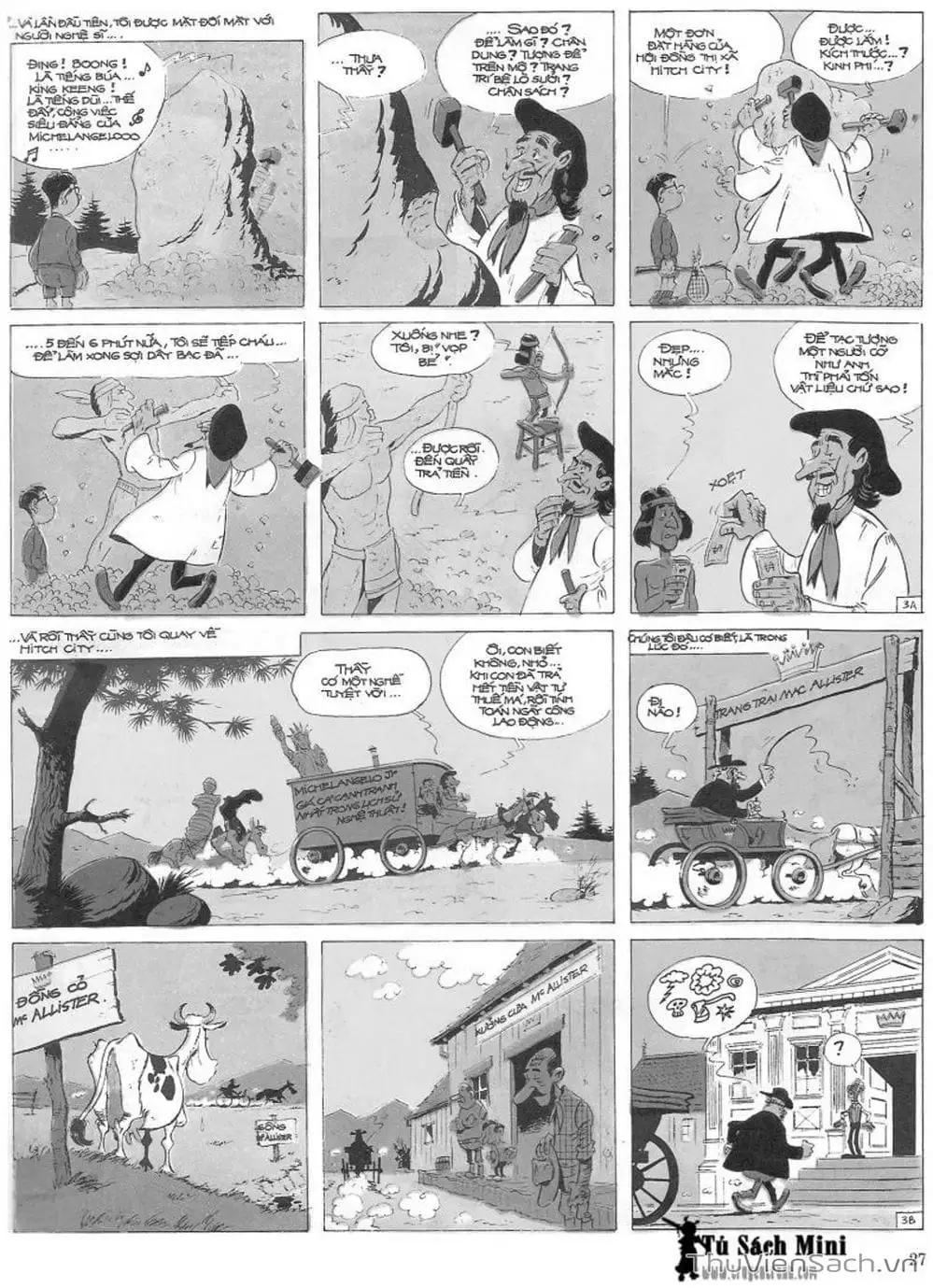 Truyện Tranh Cuộc Phiêu Lưu Kỳ Thú Của Lucky Luke trang 3