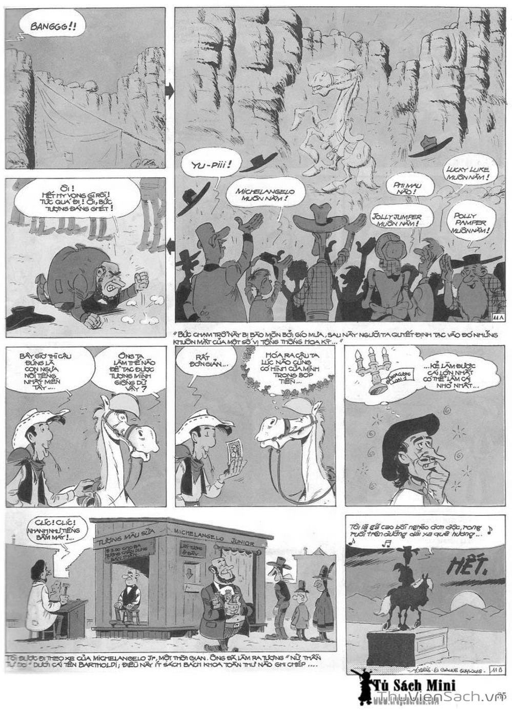 Truyện Tranh Cuộc Phiêu Lưu Kỳ Thú Của Lucky Luke trang 3