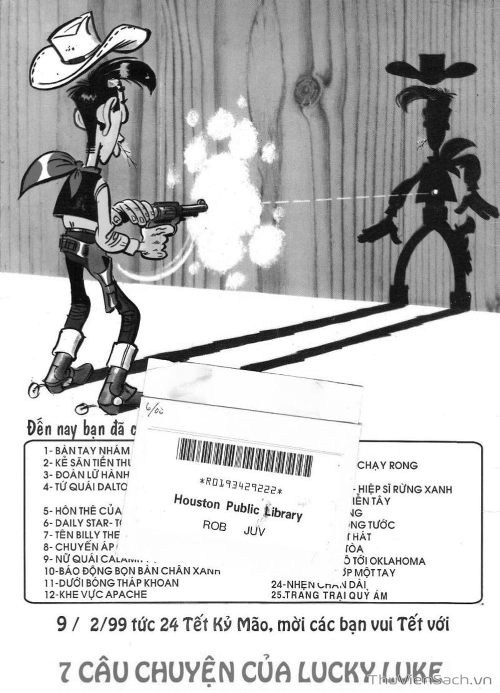 Truyện Tranh Cuộc Phiêu Lưu Kỳ Thú Của Lucky Luke trang 3