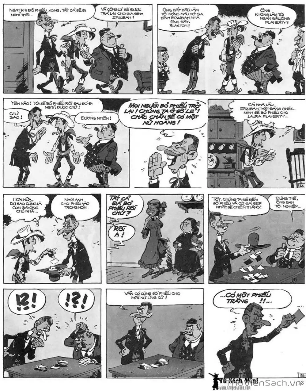Truyện Tranh Cuộc Phiêu Lưu Kỳ Thú Của Lucky Luke trang 3