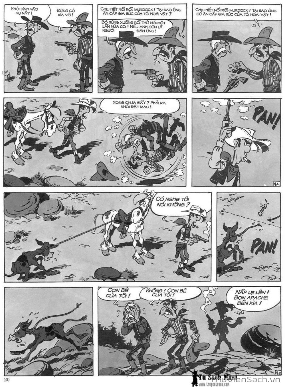 Truyện Tranh Cuộc Phiêu Lưu Kỳ Thú Của Lucky Luke trang 3