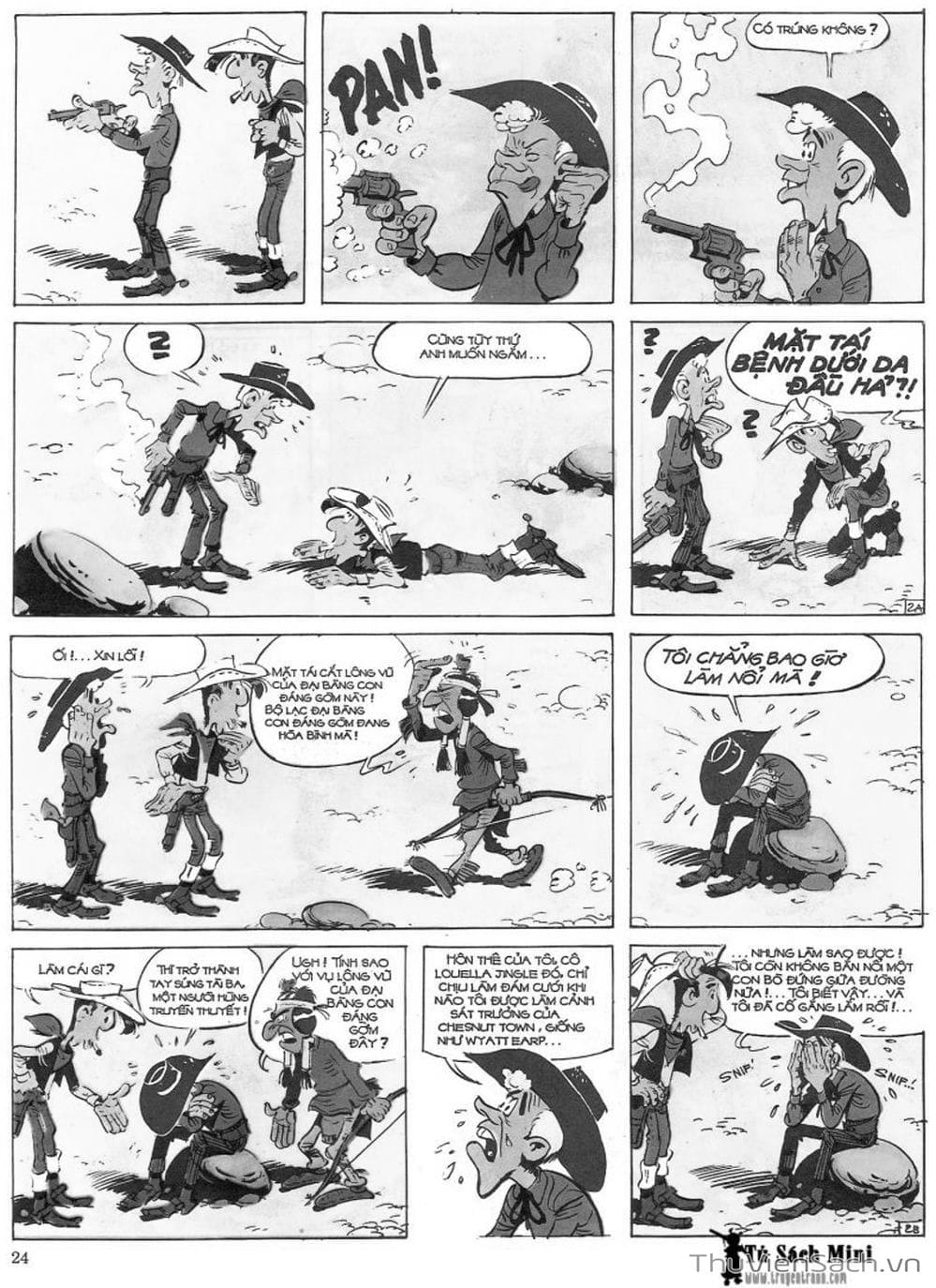 Truyện Tranh Cuộc Phiêu Lưu Kỳ Thú Của Lucky Luke trang 3