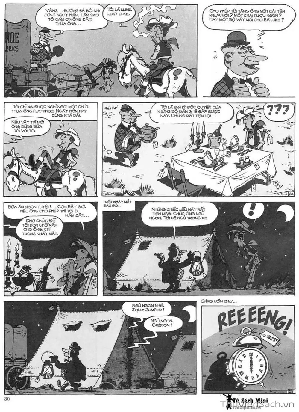 Truyện Tranh Cuộc Phiêu Lưu Kỳ Thú Của Lucky Luke trang 3