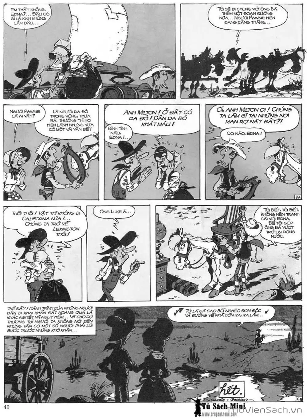 Truyện Tranh Cuộc Phiêu Lưu Kỳ Thú Của Lucky Luke trang 3