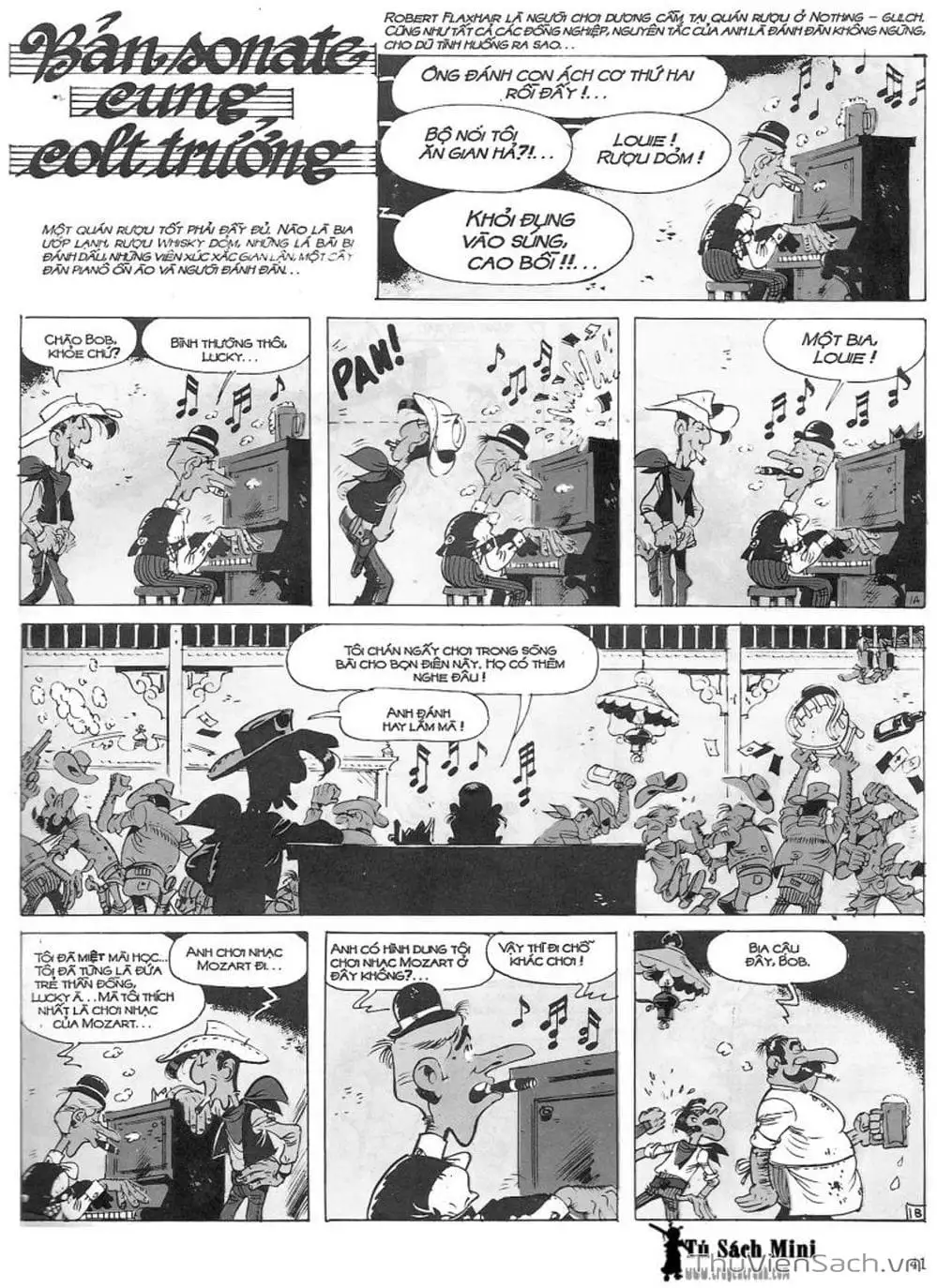 Truyện Tranh Cuộc Phiêu Lưu Kỳ Thú Của Lucky Luke trang 3