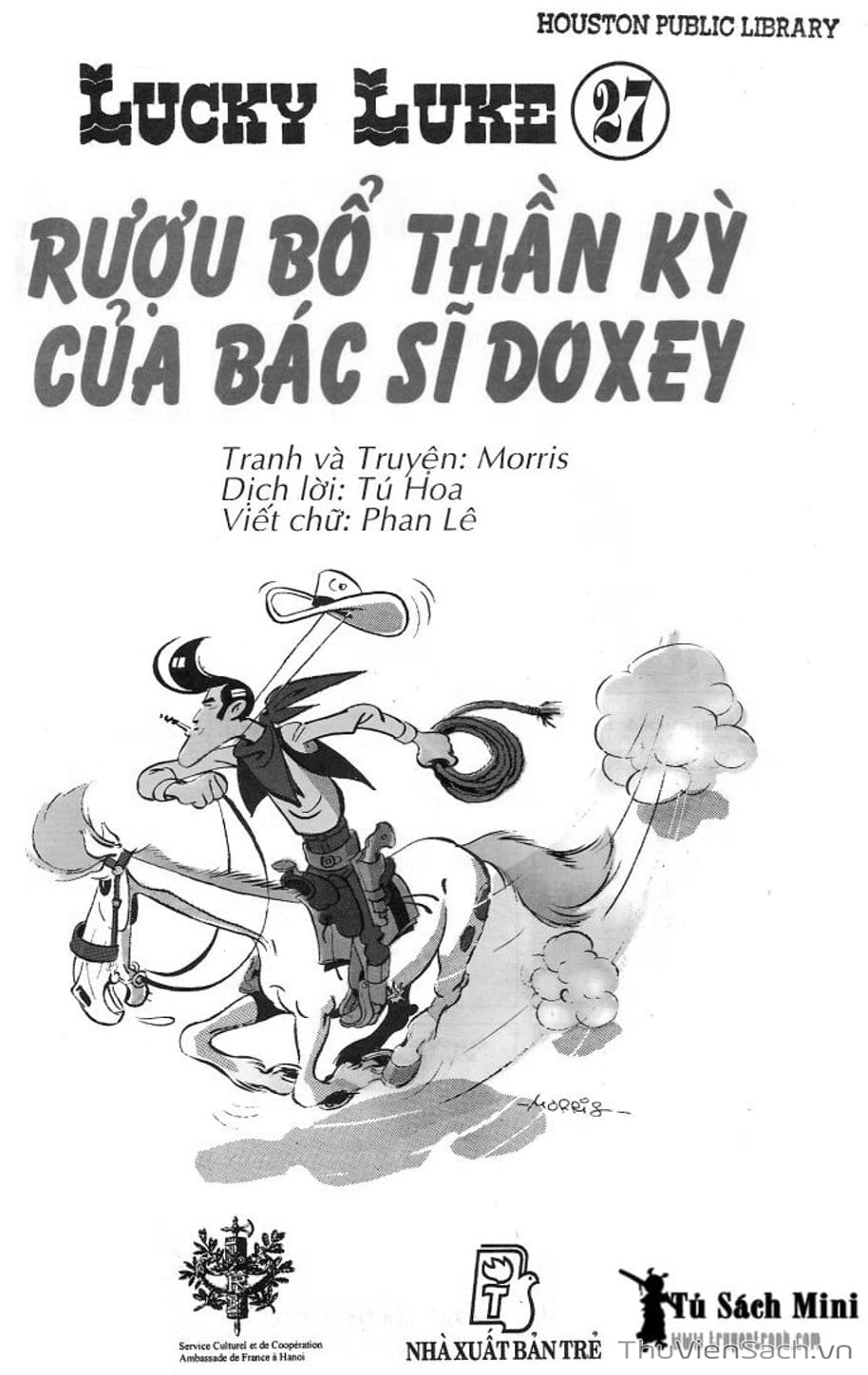 Truyện Tranh Cuộc Phiêu Lưu Kỳ Thú Của Lucky Luke trang 1235