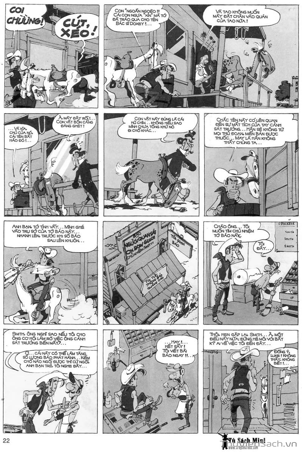 Truyện Tranh Cuộc Phiêu Lưu Kỳ Thú Của Lucky Luke trang 3