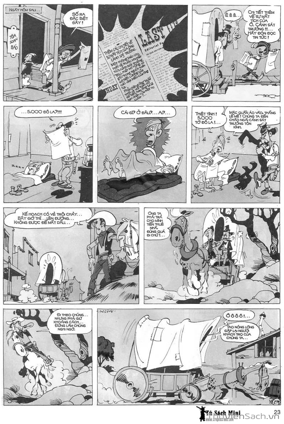 Truyện Tranh Cuộc Phiêu Lưu Kỳ Thú Của Lucky Luke trang 3
