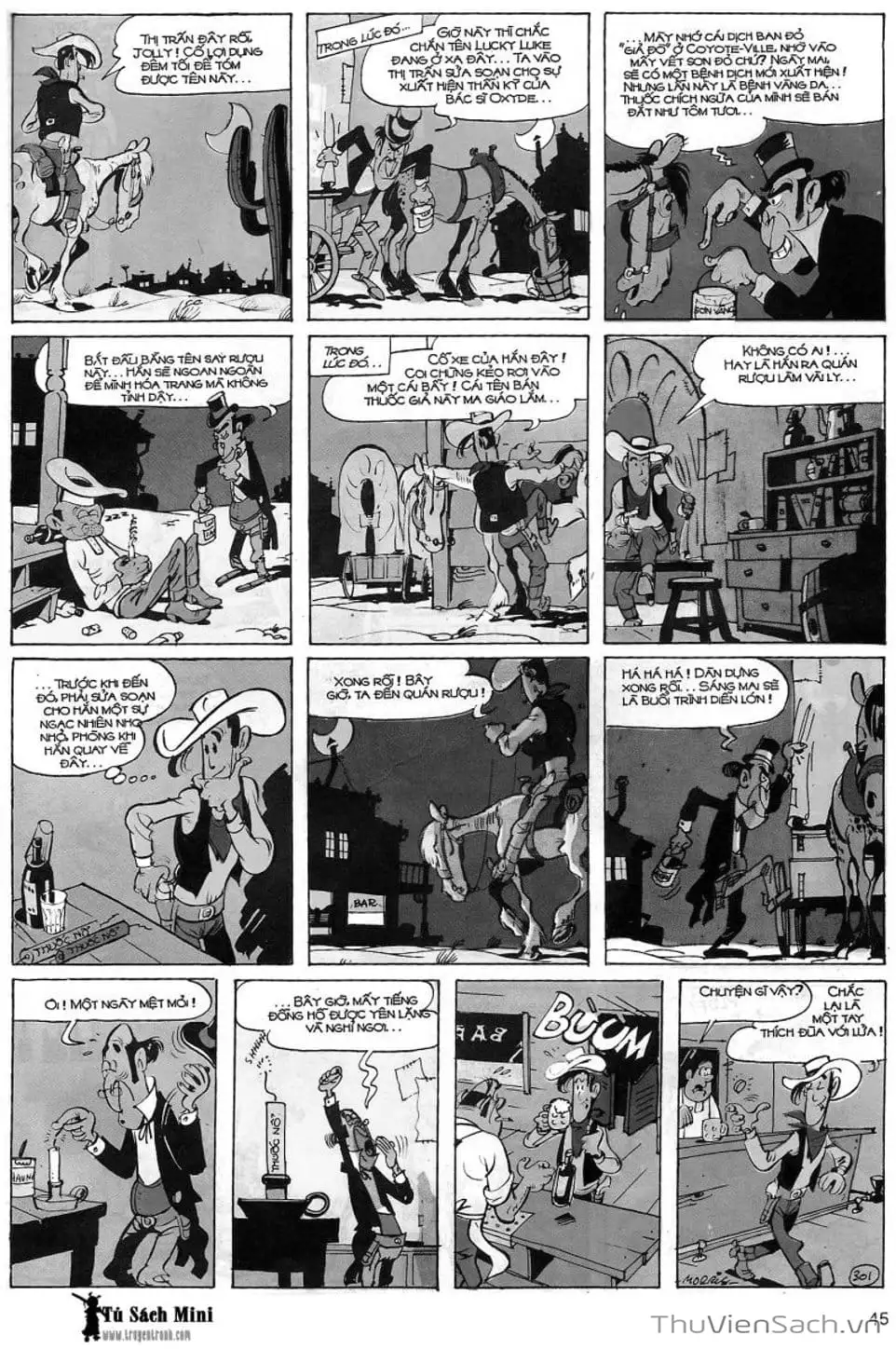 Truyện Tranh Cuộc Phiêu Lưu Kỳ Thú Của Lucky Luke trang 3