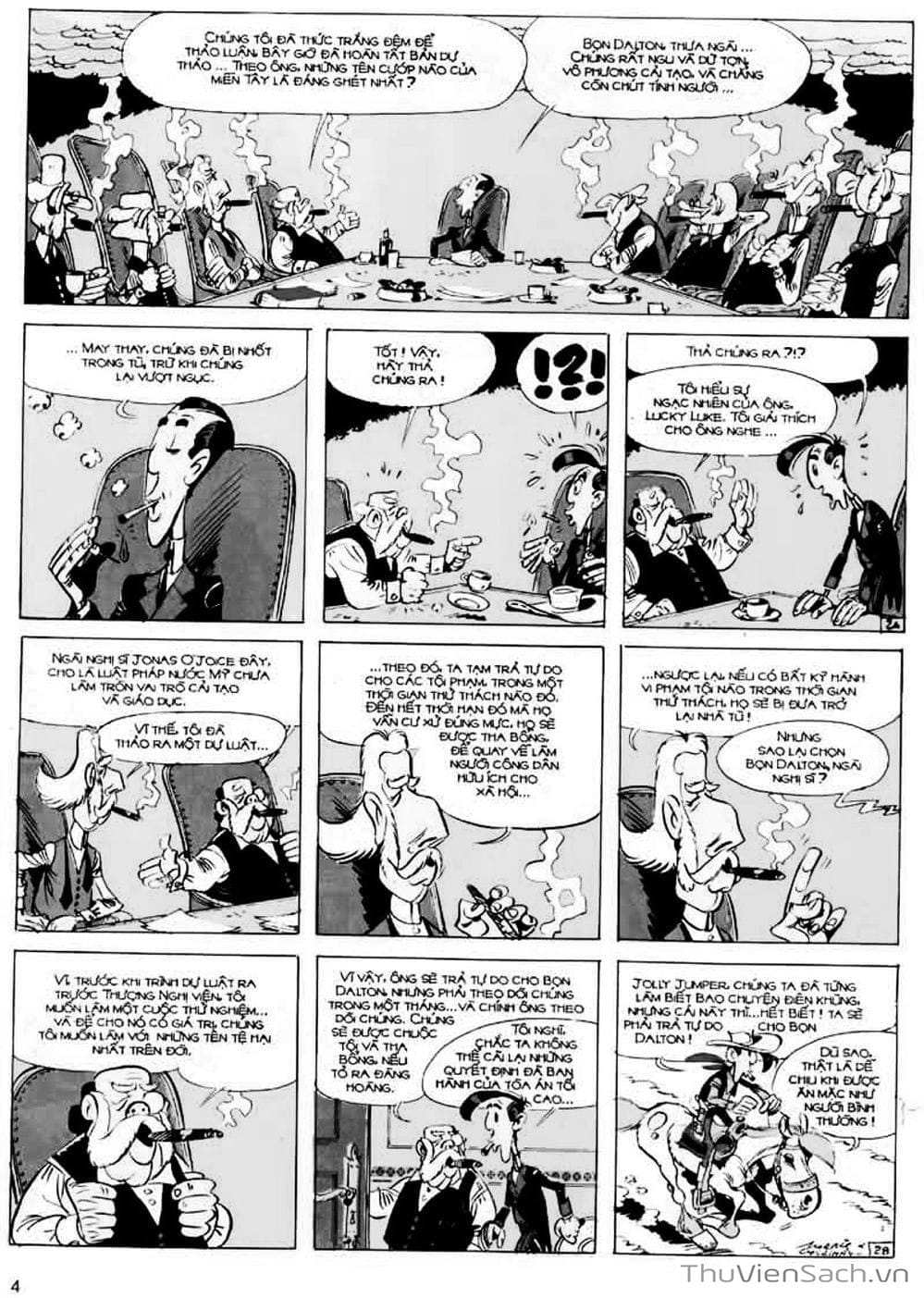 Truyện Tranh Cuộc Phiêu Lưu Kỳ Thú Của Lucky Luke trang 3