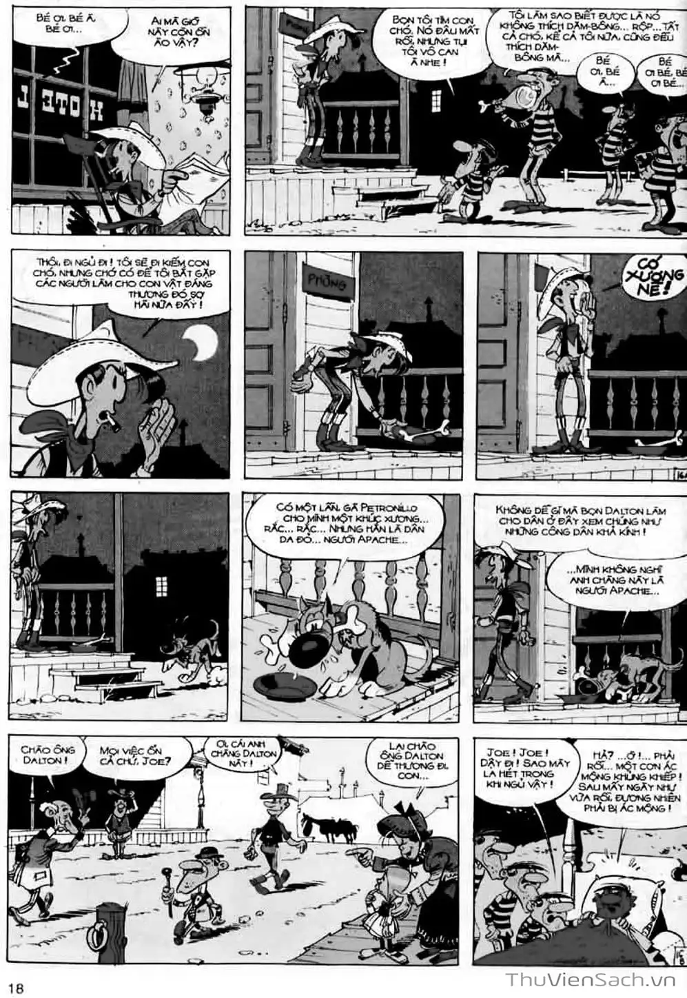 Truyện Tranh Cuộc Phiêu Lưu Kỳ Thú Của Lucky Luke trang 3