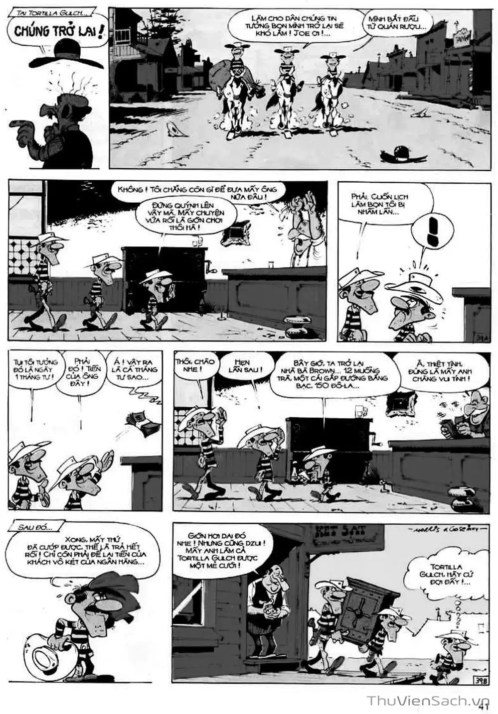 Truyện Tranh Cuộc Phiêu Lưu Kỳ Thú Của Lucky Luke trang 3