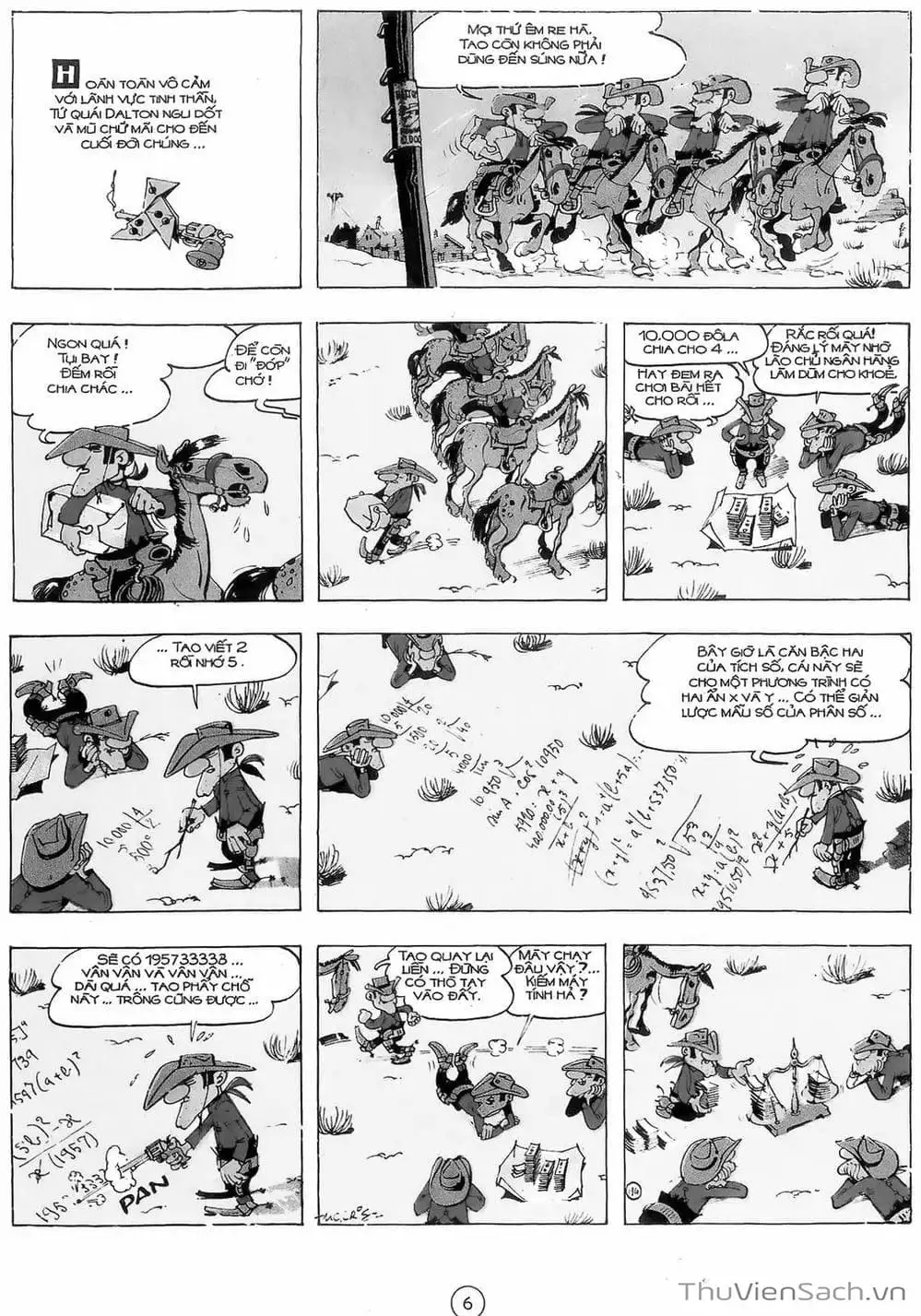 Truyện Tranh Cuộc Phiêu Lưu Kỳ Thú Của Lucky Luke trang 3