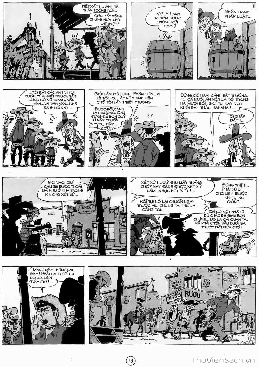 Truyện Tranh Cuộc Phiêu Lưu Kỳ Thú Của Lucky Luke trang 3