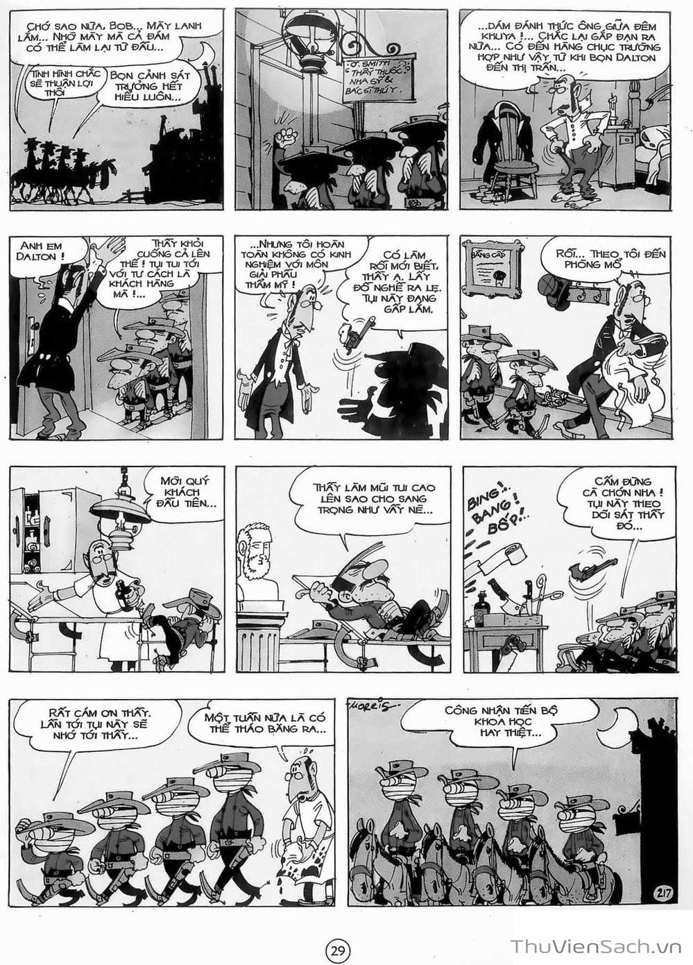 Truyện Tranh Cuộc Phiêu Lưu Kỳ Thú Của Lucky Luke trang 3