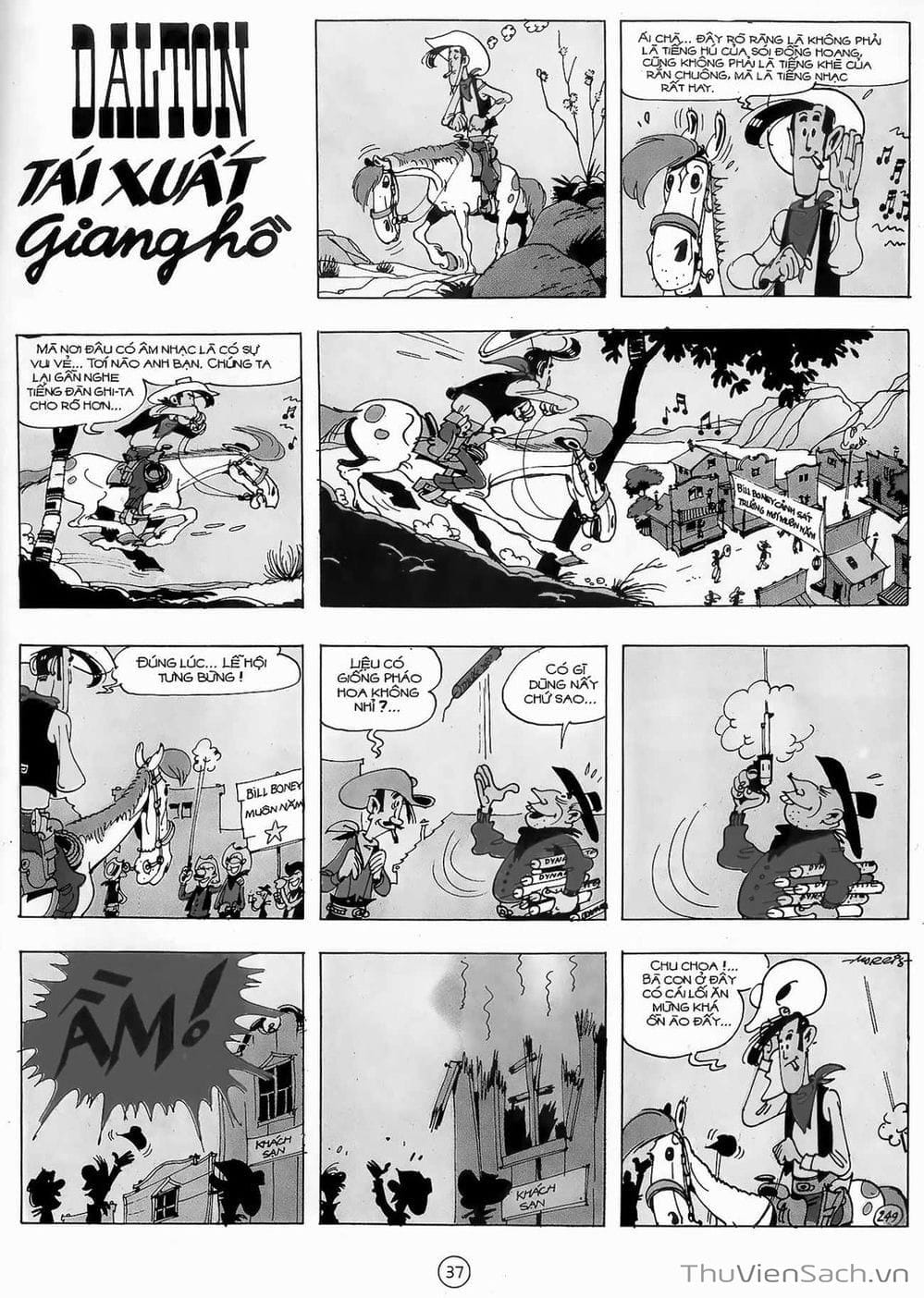 Truyện Tranh Cuộc Phiêu Lưu Kỳ Thú Của Lucky Luke trang 3