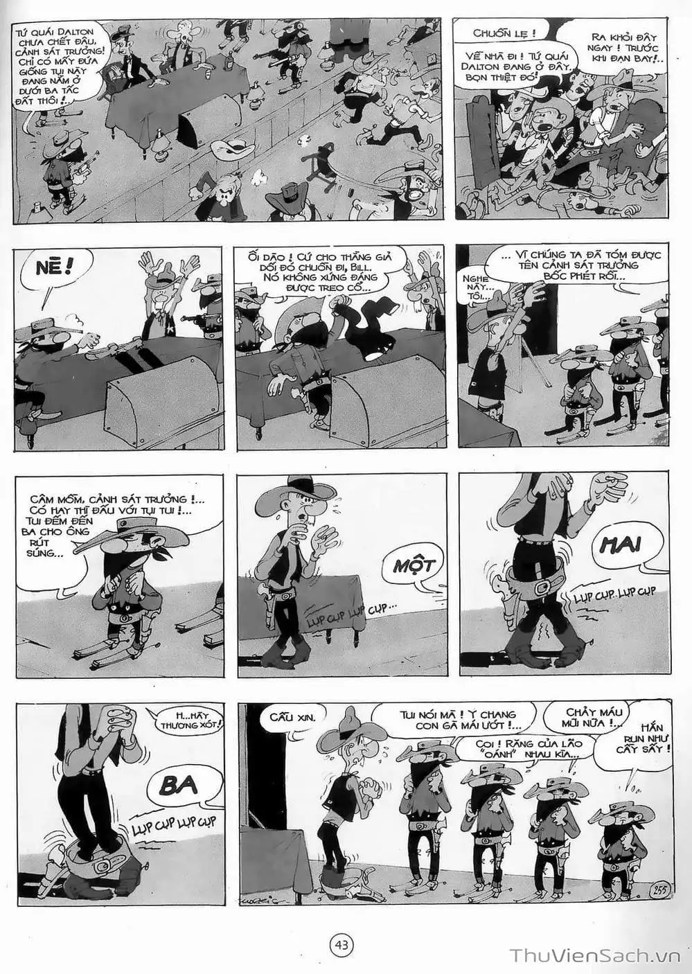 Truyện Tranh Cuộc Phiêu Lưu Kỳ Thú Của Lucky Luke trang 3
