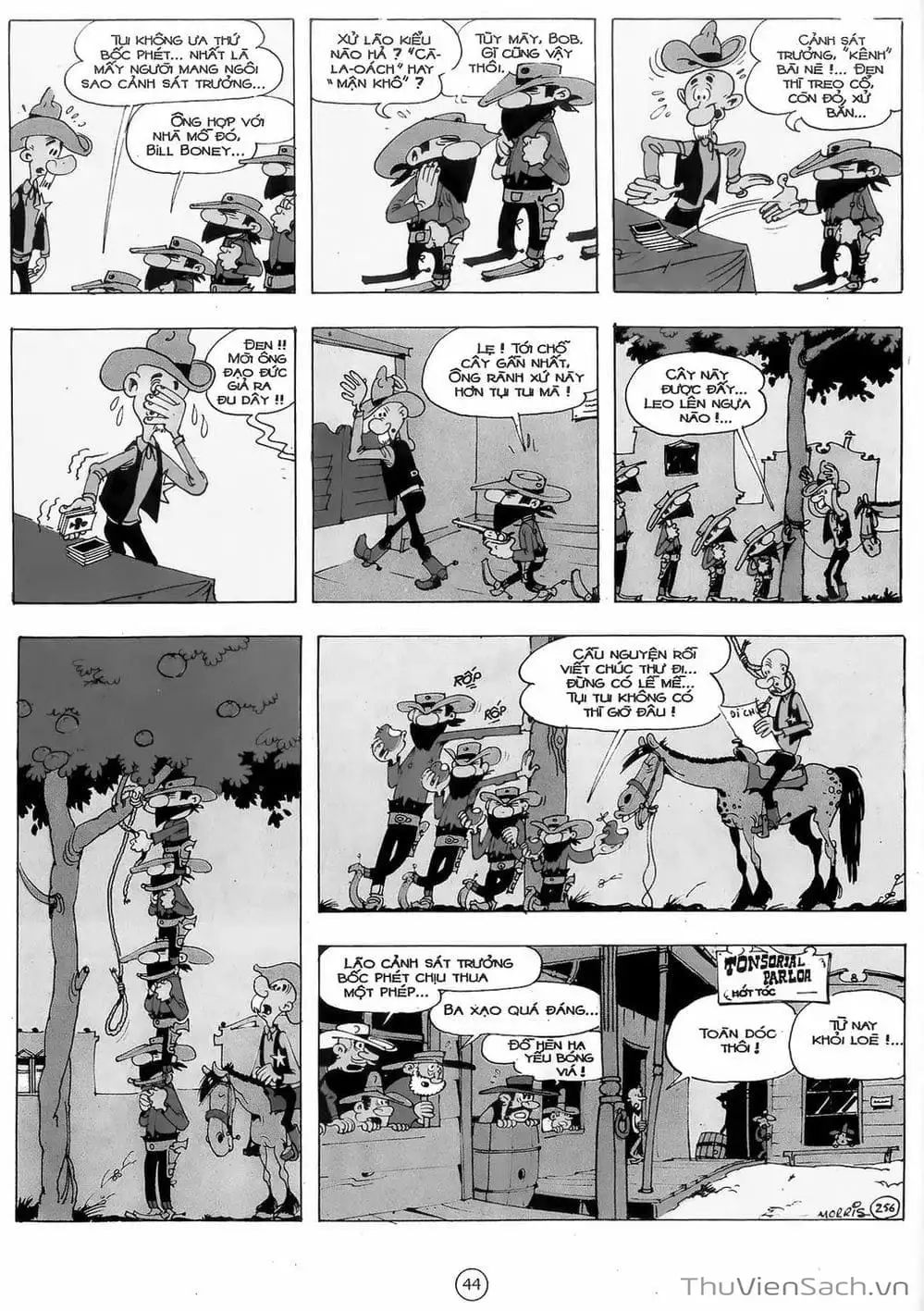 Truyện Tranh Cuộc Phiêu Lưu Kỳ Thú Của Lucky Luke trang 3