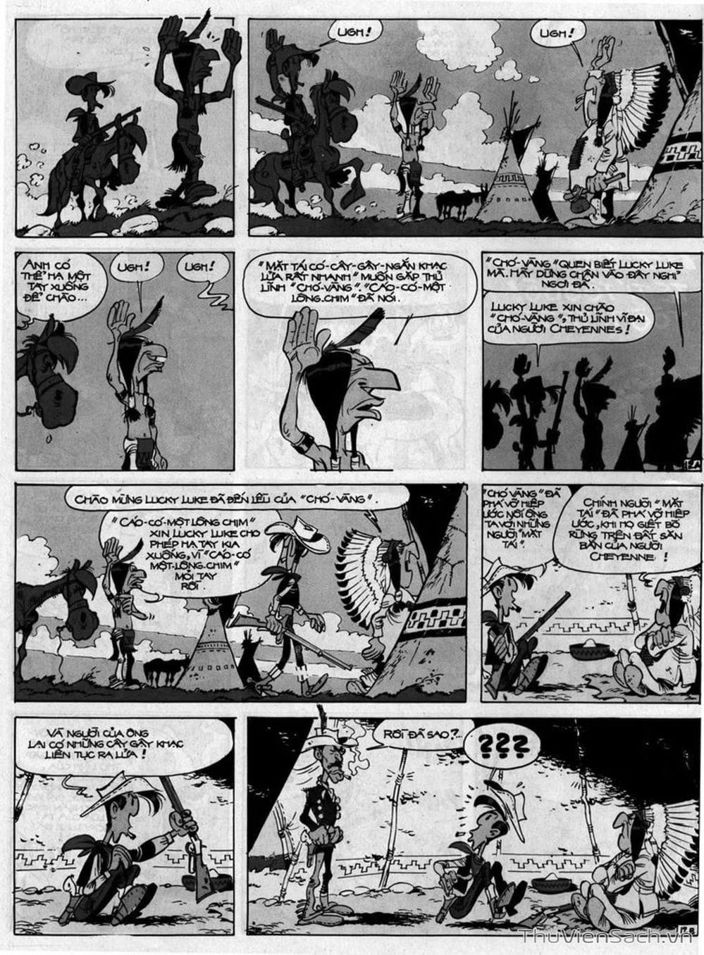 Truyện Tranh Cuộc Phiêu Lưu Kỳ Thú Của Lucky Luke trang 3