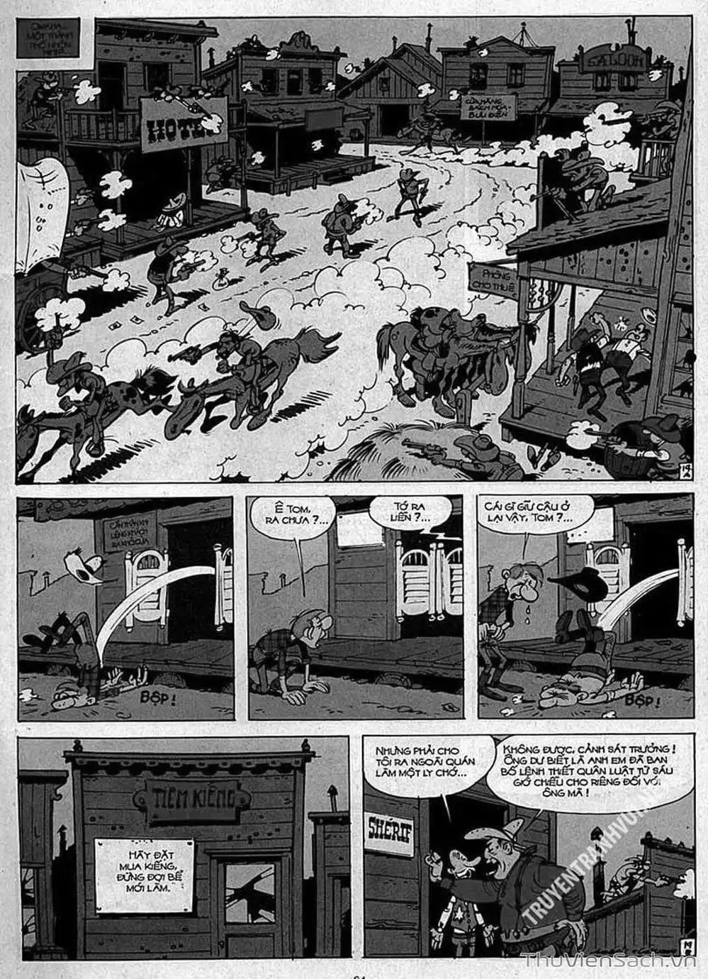 Truyện Tranh Cuộc Phiêu Lưu Kỳ Thú Của Lucky Luke trang 3