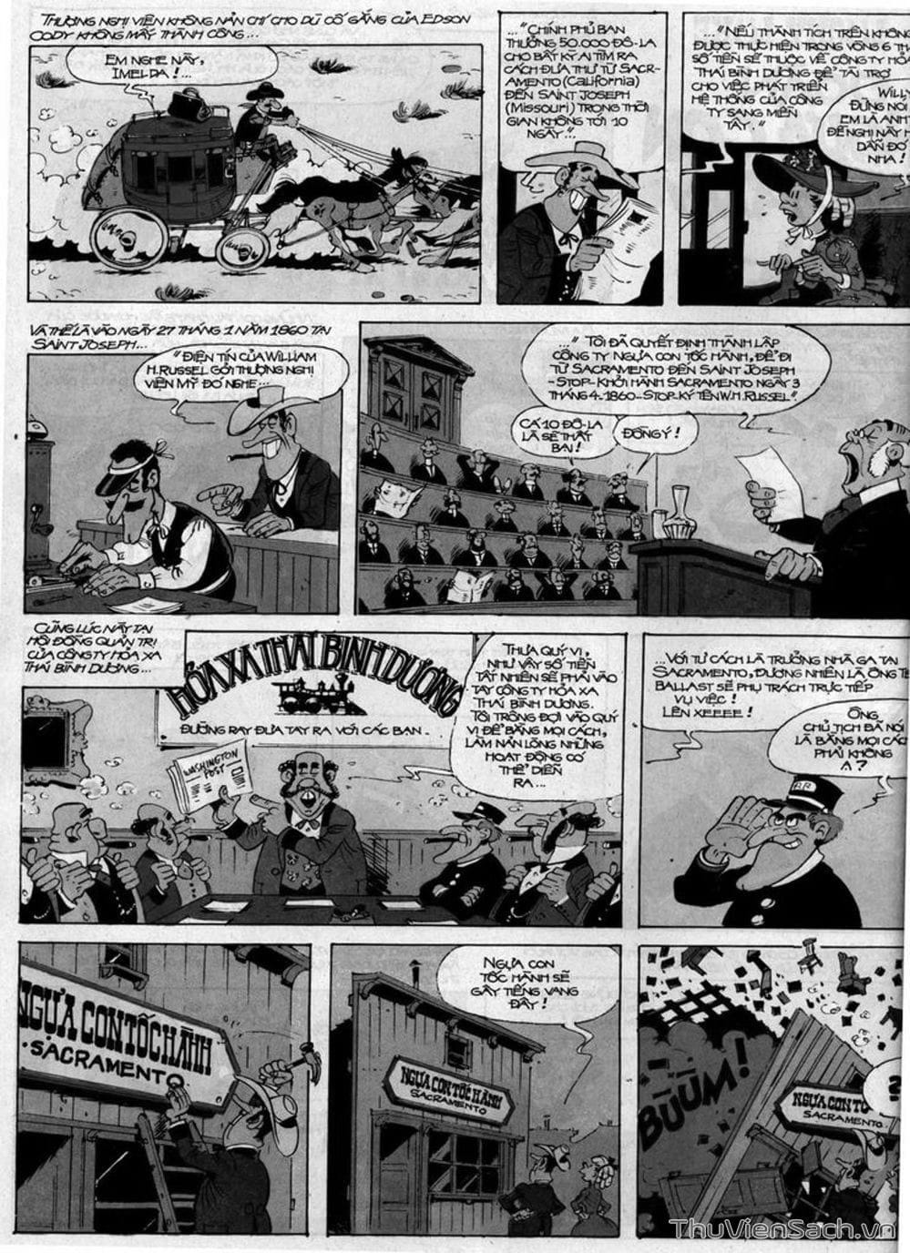 Truyện Tranh Cuộc Phiêu Lưu Kỳ Thú Của Lucky Luke trang 3