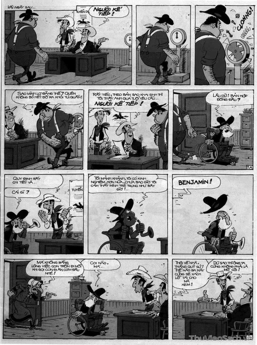 Truyện Tranh Cuộc Phiêu Lưu Kỳ Thú Của Lucky Luke trang 3