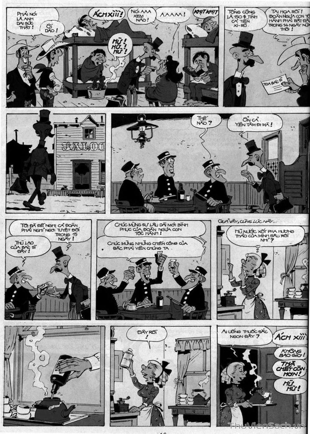 Truyện Tranh Cuộc Phiêu Lưu Kỳ Thú Của Lucky Luke trang 3