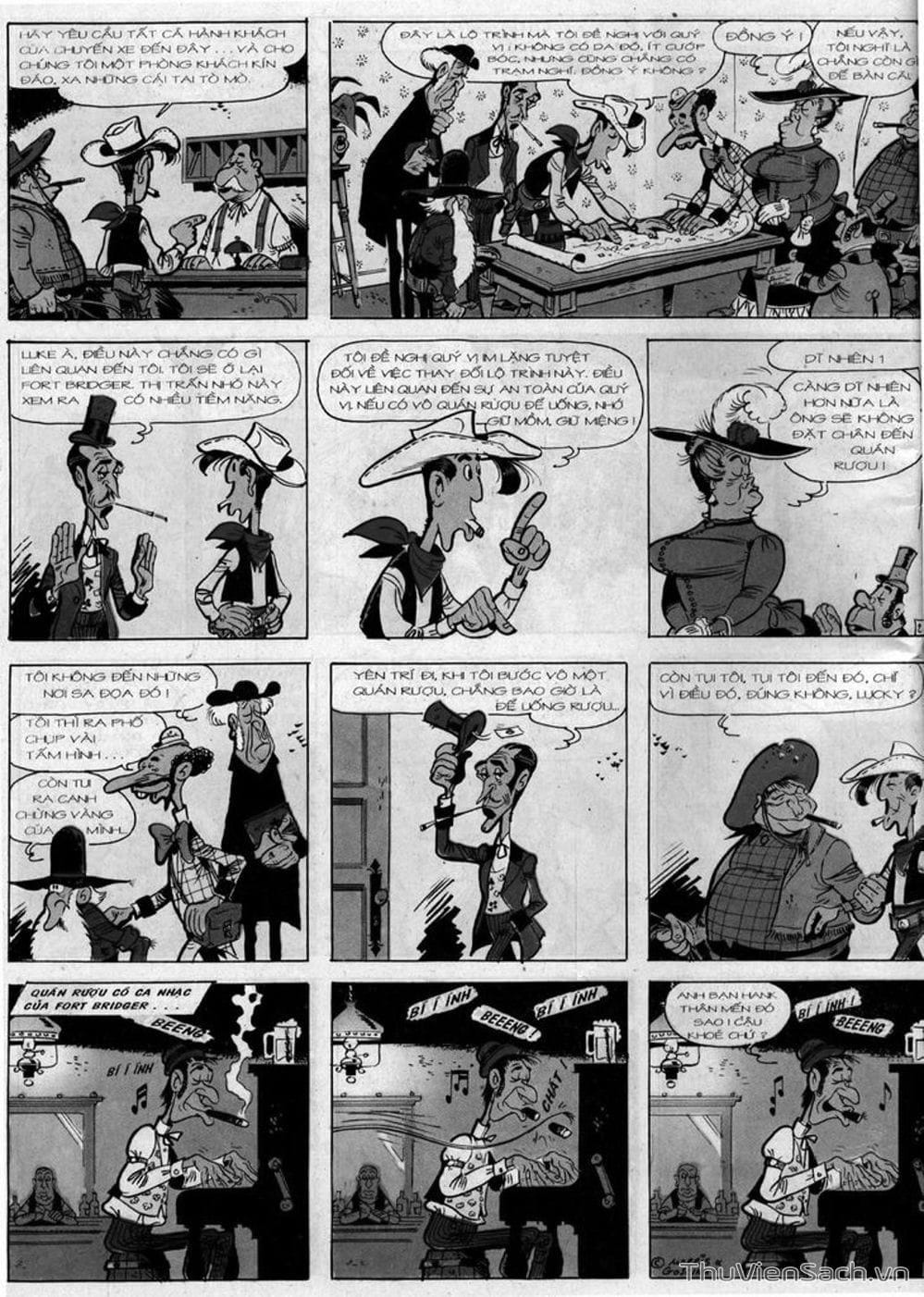Truyện Tranh Cuộc Phiêu Lưu Kỳ Thú Của Lucky Luke trang 3