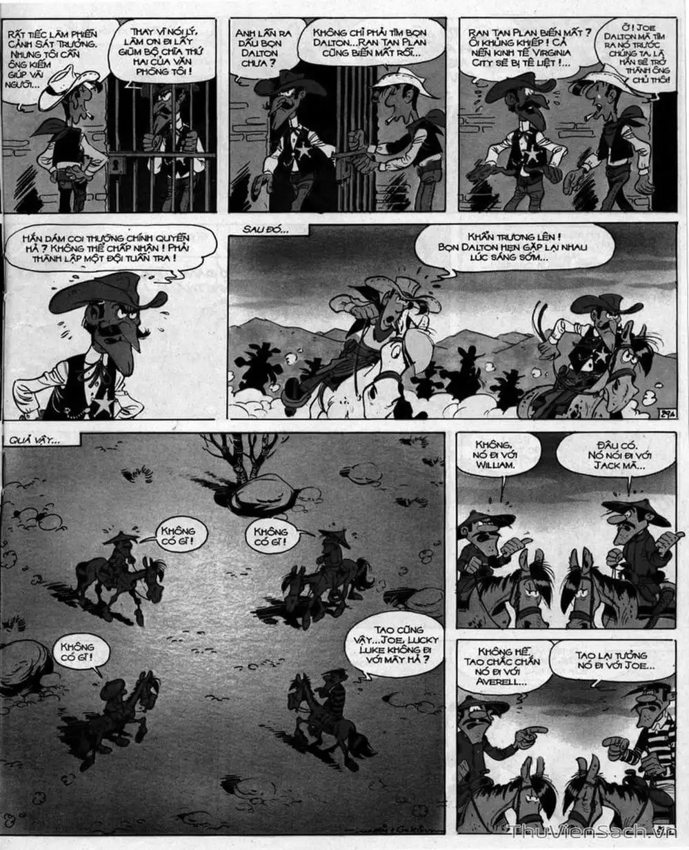 Truyện Tranh Cuộc Phiêu Lưu Kỳ Thú Của Lucky Luke trang 3