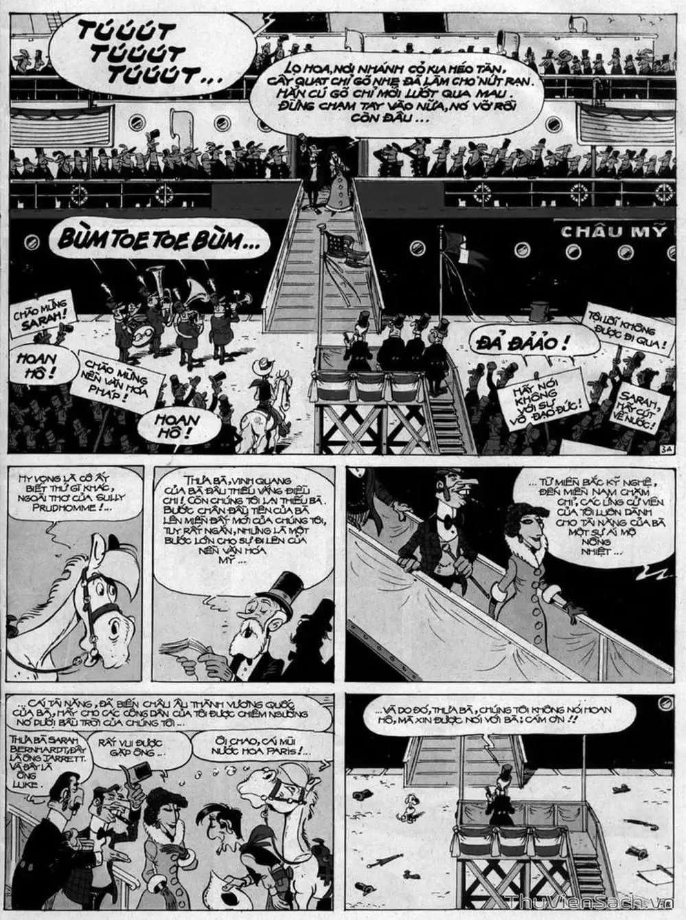 Truyện Tranh Cuộc Phiêu Lưu Kỳ Thú Của Lucky Luke trang 3