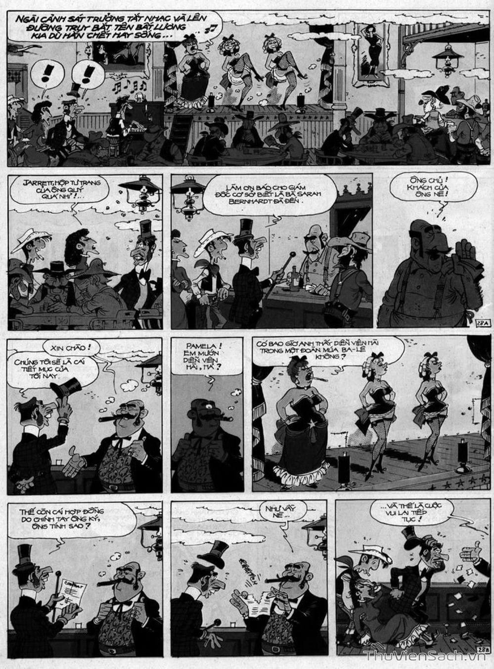 Truyện Tranh Cuộc Phiêu Lưu Kỳ Thú Của Lucky Luke trang 1923